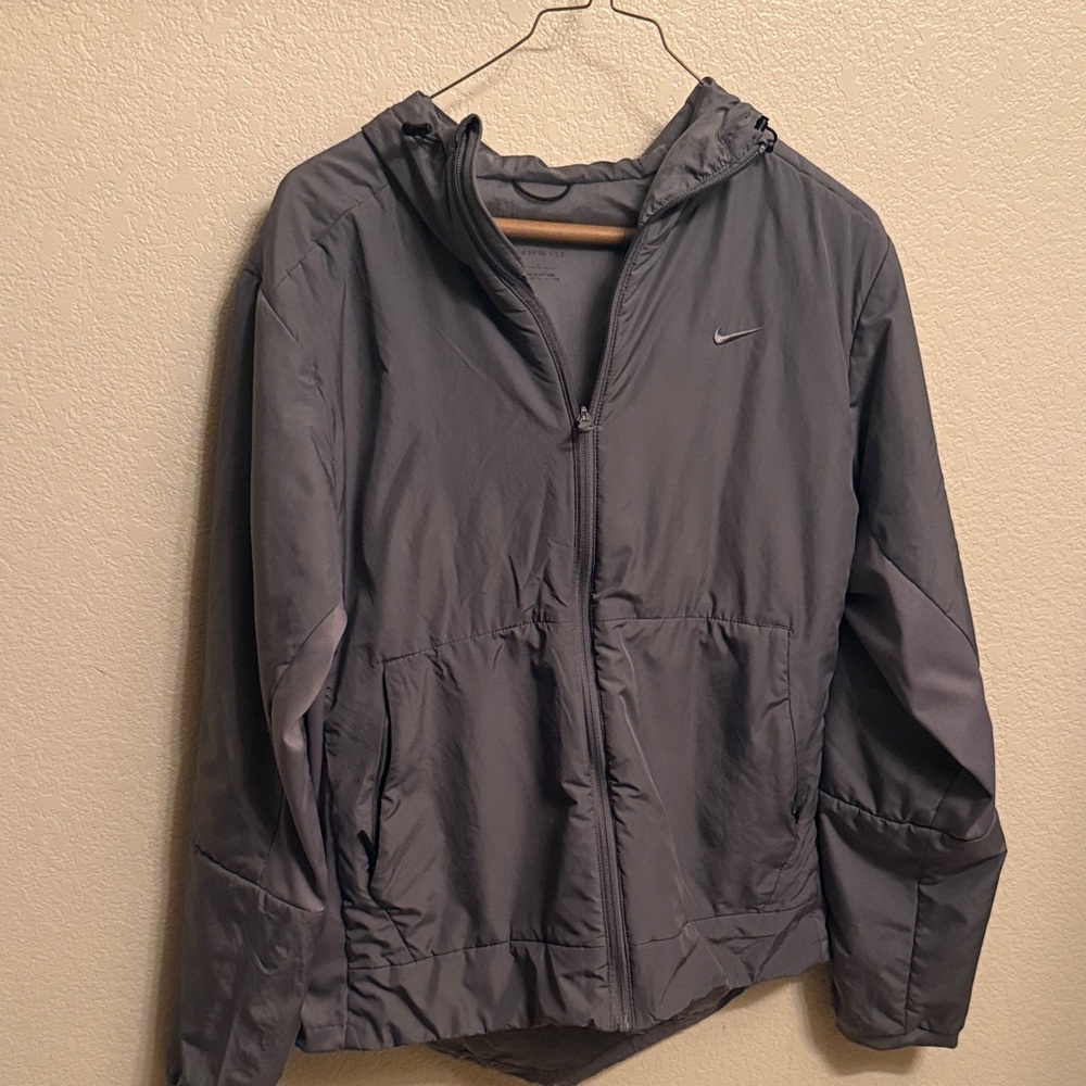 Nike Charcoal Hooded Windbreaker Jacket
